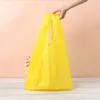 Quadratische Tasche Wasserdichte Einkaufstasche Tragbare Faltung Kreative Wiederverwendbare faltbare Einkaufstasche Eco Tote Market Einkaufstüte g3EI #