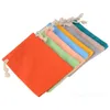 1pc Natural Cott Bags For Selecti Fit For Wedding Gift Candy Small Pouch Eyeles Makeup Drawstring Sachet 7x9cm 40d4#