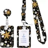 staff Working Cards Holder with Retractable Lg Lanyard and Badge Reel Fr ID Credit Cards Holder Cover for Woman Phe Rope b0Xz#