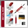 Machine Tattoo Pen Kit Rotary Tattoo Hine Pen Voedingsvoorziening Patridge Naalden Tattoo Inks Kit Tattoo -benodigdheden voor beginners