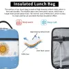 custom Argentina Grunge Flag Lunch Bag Men Women Warm Cooler Insulated Lunch Box For Adult Office o7Xo#