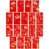 Gift Wrap 36 Pcs Year Red Envelope R Envelopes 2024 Chinese Paper Packet Wallet Packets Thicken