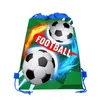 football Theme Backpack Happy Birthday Party N-woven Fabrics Soccer Ball Drawstring Gifts Bag j3Z7#