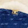 Traje de moda para mujer Estilo retro americano ChestTop Chaleco de mezclilla Conjuntos de dos piezas Pantalones casuales de pierna recta adelgazantes de cintura alta 240329