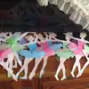 Party Decoration 1pc 3M Colorful Hanging Paper Banner Bunting Flag Ballerina Girl Birthday Festival String DIY