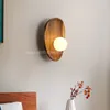 Wall Lamp Wooden Home Decorations Art I Vintage Retro Lighting For Bedroom Living Room Corridor Aside Sconce