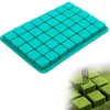 Baking Moulds 40 Cavities Square Silicone Mold For Chocolate Cheese Cakes Mousse Ice Decorating Pastry Fondant Bakeware Tools