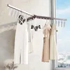 Hangers Wall Mounted Soomth Face Folding Clothes Racks Vacuum Suction Cup Laundry Drying Rack Aluminium