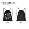 Scottish Terrier Dog Drawstring Bags Mulheres Homens Portátil Sports Gym Sackpack Scottie Training Storage Backpacks l96E #