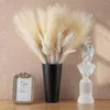 Decorative Flowers Artificial Reed Flower Boho Wedding Decor Faux Natural Pampas Grass Bouquets For Rustic Farmhouse Table