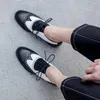 Casual Shoes 2024 Spring Women Pumps Natural Leather 22-25cm Cowhide Pigskin Sheepskin Full Loafers Mixed Colors Brogue