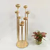 Ljushållare Metal Candelabra 8 Arms Wedding Table Centerpieces Holder Candelabrum For Home El Decor