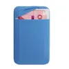 case Mini Universal Adhesive Phe Back Slim Stick- Pocket Credit Card Holder Removable Pouch Wallet Firmly Stick Practical 45Ze#