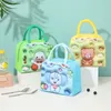 carto Bambini Bambini Bento Bag Oxford Foglio di alluminio Borse termiche per ragazze Insulati Impermeabile Lunch Box Scuola Ufficio Picnic L8yB #