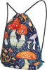 Svamp i ryggsäck Vattentät justerbar lättvikt Gym Dragstring Bag Sports Dance Sackpack 16 "X 14" 18BY#