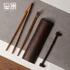 Teelöffel, handgefertigt, natürlicher Bambus, chinesisches Set, 4-teiliges Set, passend für hochwertige grüne Matcha-Kaffeelöffel, Zubehör und Werkzeuge