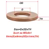 Solid Pure Copper Flat O Ring Gasket Oil Sealing Washers Sump Plugs o-ring Washer Plain Shim Solid oring Valve Spacer Motorcycle