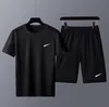 men's designer tracksuit luxury high quality American football T-shirt shorts two piece set Training sportswear size M-4XL