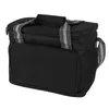 Sacs de rangement Sac à déjeuner isolé Technologie de pressage Noir Multi-fonctions étanches pour les hommes de bureau de pique-nique