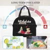 Funny Mafalda Isolierte Lunchtasche für Jungen Mädchenschule Picknick wiederverwendbarer Thermal -Lunchbox Bento -Einkaufstaschen mit Schultergurt C2XY#