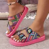 Thuis Schoenen 2024 Lente En Zomer Nieuwe Plus Size Slippers Dames Europese En Amerikaanse Leisure Sandalen Vrouwen Y240401