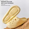 Hemskor Dongdongskor Kvinnor Outwear Spring/Summer New Thick Sole Cool Slippers Anti Slip Beach Wrap Beach Slippers Y240401