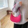 Shoulder Bags Luxury Women's Underarm Bag Fashion Trend Dumplings PU Leather Solid Color Handbag Designer Exquisite Women