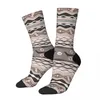 Chaussettes pour hommes motif décoratif teckel en pastels fou unisexe chien Style de rue sans couture imprimé équipage chaussette cadeau pour garçons