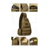 Väskor Militär Taktisk axelväska med flaskpåse USB Line bröstväska armé utomhus rese jakt klättring pack vandring ryggsäck