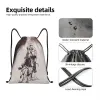Personalizado Western Cowboy Rodeo Horse Cowhide Ro Cow Drawstring Bag Homens Mulheres Leve Sports Gym Storage Backpack u27L #