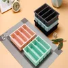 Moldes de cozimento Ice Maker Food Grade Silicone Cubes Mold Long Cube Tray 4 Grades Reusable Mold BPA Free