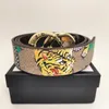 belts for men designer belt women 3.8cm width belts tiger letter G printing man woman belts luxury genuine leather simple classic bb belt wholesale cintura
