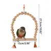 Other Bird Supplies Climbing Branch For Parrots Swing Hanging Toy Parakeets Cockatiel