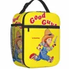 Good Guys Cowboy Borsa da pranzo isolata per la scuola Ufficio Gioco da ragazzi Chucky Dispositivo di raffreddamento termico impermeabile Bento Box Donna Bambini X9LD #