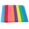 Disposable Cups Straws 100PCS Plastic Straw Flexible For Banquet Bar Drinks