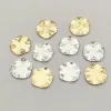 Zurück Neuankömmling 16x15mm 100 Stück Messinganhänger Blütenblattform Charm für handgefertigte/Halsketten/Ohrringe DIY-Teile, Schmuckzubehörkomponenten