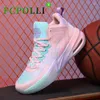 Scarpe da basket 2024 Sport Uomo Antiscivolo Training Unisex Rosa Verde Scarpe da esterno Donna Scarpe da ginnastica Ragazzo