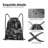 Dam Saatore The Vampire Diaries Bolsas con cordón Mujeres Deportes portátiles Gimnasio Sackpack Horror TV Show Tienda Almacenamiento Mochilas J7KX #