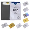 10pcs Anti Theft Bank Credit Card Protector NFC RFID Blocking Card Holder Wallet Cover Aluminium Foil ID Busin Card Case W4fm#