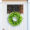 Couronne de fleurs décoratives 45cm, décorations pour la maison, accessoires de fête de pâques, thème irlandais