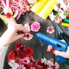 Декоративные цветы 100 шт. DIY реалистичные цветочные головки искусственный свадебный декор хризантема