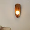 Wall Lamp Wooden Home Decorations Art I Vintage Retro Lighting For Bedroom Living Room Corridor Aside Sconce