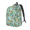 Sacs de rangement Travail de coeur Sac à dos Elementary High College School Student Bookbag Teens Daypack Durable