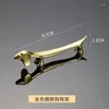 Chopsticks Creative Metal Dachshund Chopstick Holder Rest For El Restaurant Dining Decoration Tableware Stand Home Accessories