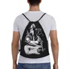 Personalizado Viktor Tsoi Guitarra Drawstring Bags para Loja Yoga Mochilas Mulheres Homens Rusian Rock Kino Sports Gym Sackpack t8Zy #