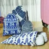 3st tyg takväskor enkla handgjorda stuga linne förvaring presentpåse påse paket mynt handväska resor kvinnor japansk stil d6gh#