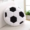 Kussen/decoratief kussen winter honkbal ronde pluche mat creatief voetbal pluche speelgoed y240401