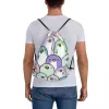 Penguin Snles Rucksack FI tragbare Kordelbeutel Draw String Bündel Pocket Bag Buchbeutel für Mann Frau Studenten S64R#