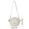 Borse a tracolla Borsa Kawaii in stile giapponese Donna Cartoon Peluche per il 2024 Borsa a tracolla piccola per telefono Bolsa Feminina