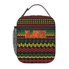 ajax Bob Marley Soccer Insulated Lunch Bags for Women Three Birds Portable Thermal Cooler Bento Box Work School Travel 93hO#